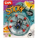 Ctoys Yapışkan Sallanan Oyuncak Örümcek Siyah