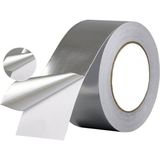 CTR Ticaret 50MM x 20 Metre Alüminyum Folyo Bant - Isıya Dayanıklı Yanmaz Yalıtım ve Tamir Bandı - 1 Adet