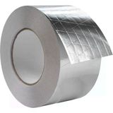 CTR Ticaret 50MM x 25 Metre Takviyeli Alüminyum Folyo Bant - Telli Yırtılmaz Isı Yalıtım Bandı - 2'li Avantaj Paket