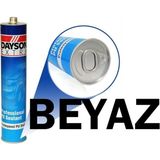 CTR Ticaret Dayson Extra Profesyonel Pu Mastik %100 Silikon - Antibakteriyel Kararma Yapmaz (Beyaz 5 Adet Avantaj Paketi)