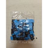 CTR Ticaret Yapışkanlı Kablo Bağı Kroşesi 19X19 mm Siyah (100 Adet) - Küçük Boy Kablo Düzenleyici Cırt Kelepçe Tutucu Kroşe