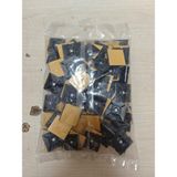 CTR Ticaret Yapışkanlı Kablo Bağı Kroşesi 28X28 mm Siyah (100 Adet) - Kablo Düzenleyici Cırt Kelepçe Tutucu Kroşe