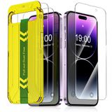 CTREEY iPhone 14 Pro Max Ekran Koruyucu Yansıma Önleyici 9H+Elmas Kalkan Temperli Cam [3s FOOLPROOF] Kurulum, Anti Mavi Işık, 6.7 Inç