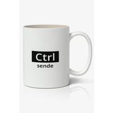 Ctrl Sende Yazılı Baskılı Kupa