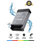 Ctrons IP45 Yağmur Korumalı 12V 10A Güç Kaynağı, 120W LED Sürücü AC/DC Trafo Dönüştürücü