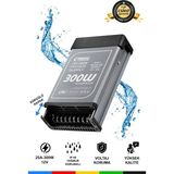 Ctrons IP45 Yağmur Korumalı 12V 25A Güç Kaynağı 300W LED Sürücü Ac/dc Trafo Dönüştürücü - Açık Gri