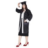 Cübbe Kep Mezuniyet Lise Siyah Gri (Siyah Gri/XL)