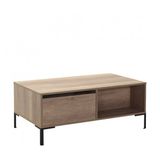 Cube Dikdörtgen Orta Sehpa-Açık Ceviz (Tori) 103x42x60 cm (GxYxD)