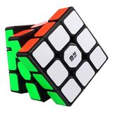 Cubelelo QiYi Sail W 3x3 Siyah Bulmaca Hız Küpü
