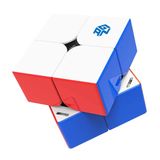 CuberShop GAN 251 M Leap UV Kaplamalı, Profesyonel Cuber'lar için 2x2 Manyetik Hız Küpü, En İyi Gans 2x2x2 Çıkartmasız Hız Küpü UV Versiyonu (251M Pro Leap UV Parlak Yüzey)