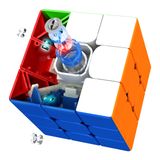 CuberShop Moyu RS3M 2021 MagLev 3x3 Manyetik Hız Küpü, moyu RS3M Maglev Professional 3x3 Etiketsiz Hız Küpü, Moyu RS3M 2020'nin Yükseltilmiş Versiyonu (RS3 M 2021 MagLev Pro Sürümü)