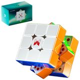CuberShop QY X Man Tornado V4 M Pioneer UV Kaplamalı (Ayarlanabilir MagLev ile), 2024 Üst Yapılandırma. 3x3 Manyetik Hız Küpü, 3-mag. Kenar Konumlandırma, Süper Pürüzsüz ve Hızlı, V4M Sihirli Kumaş UV