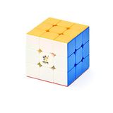 CuberSpeed Yuxin Little Magic 3 x 3 çıkartmasız Speed Cube Yuxin 3 x 3 x 3 Magic Cube Puzzle