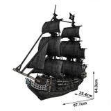Cubic Fun 3D The Queen Anne's Revenge 308 Parça Puzzle