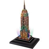 Cubic Fun Abd LED Işıklı Empire State Binası 3D Puzzle 38 Parça - Standart
