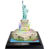 Cubic Fun Abd LED Işıklı Özgürlük Anıtı 3D Puzzle 37 Parça - Standart