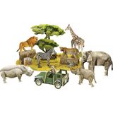 Cubic Fun Afrika Yaban Hayatı National Geographic Kids 3D Puzzle 69 Parça - Standart