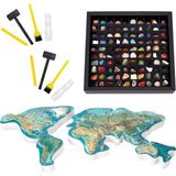 Cubic Fun Cubic G0801 Fun Dünyanın Kayaları ve Mineralleri Araştırma Seti 3D Puzzle 9+ Yaş 100 Parça Eğitici Oyun - Çok Renkli