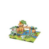 Cubic Fun National Geographic Kids Orman Hayvanları 65 Parça Çocuk 3d Puzzle Oyun Seti Ds1077h