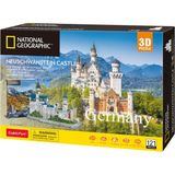 Cubic Fun National Geographic Serisi Neuschwanstein Kalesi 3D Puzzle 121 Parça - Standart