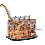 Cubic Fun Natural Museum Brachiosaurus LED Işıklı 216 Parça 10+ Yaş 3D Puzzle L544H - Standart