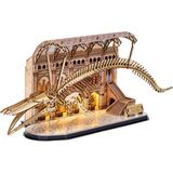 Cubic Fun Natural Museum Mavi Balina LED Işıklı 222 Parça 10+ Yaş 3D Puzzle L545H - Standart