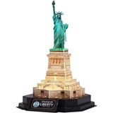 Cubic Fun Özgürlük Heykeli LED Işıklı 79 Parça Çocuk 3D Puzzle L536H - Standart