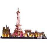 Cubic Fun Paris LED Işıklı 3D Puzzle 115 Parça - Standart