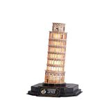 Cubic Fun Pisa Kulesi Led Işıklı 42 Parça Çocuk 3d Puzzle L535h