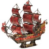 Cubic Fun Queen Anne's Revenge Gemisi 391 Parça Çocuk 3D Puzzle T4040H - Standart