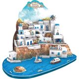 Cubic Fun Santorini Island 3D Puzzle 129 Parça - Standart