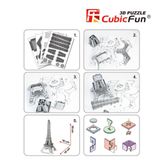 CubicFun Eyfel Kulesi 82 Parça 3D Puzzle