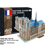 CubicFun Notre Dame De Paris 40 Parça 3D Puzzle