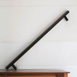 Çubuk 10 Adet Siyah Metal Kulp ( 512 Mm-51.2 Cm) Mobilya Mutfak Çekmece Dolabı Kulpu Kulbu Kulpları