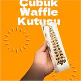 Çubuk Waffle Kutusu|stick Waffle KÜLAHI|500 Adet