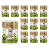 Cuddy Yetişkin Kedi Kuzulu ve Jöleli Konserve Mama 400 Gr x 12 adet