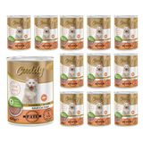 Cuddy Yetişkin Kedi Somonlu Pate Yaş Mama 400 Gr x 12 adet