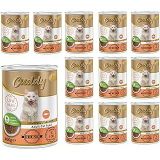 Cuddy Yetişkin Kedi Somonlu ve Jöleli Konserve Mama 400 Gr x 12 adet
