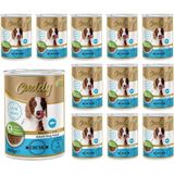 Cuddy Yetişkin Köpek Balıklı ve Jöleli Konserve Mama 400 Gr x 12 adet