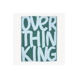Cudl Club Overthinking Yeşil Desenli %100 Pamuk Koltuk Örtüsü Renkli Örtü | Overthinking Throw