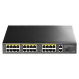 Cudy FS1026PS1 300W Poe+ 24 Port 10/100MBPS+ 2 Port 10/100/1000MBPS Gigabit+1 Port Sfp Switch