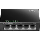 Cudy FS105 5port 10/100MBPS Duvar Montajlı Metal Masaüstü Switch