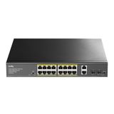 Cudy GS1018PS2 16PORT 10/100MBPS Gigabit Poe 2port Gigabit 200W Metal Masaüstü Switch
