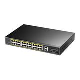 Cudy GS1026PS2 2port Gigabit 24PORT Gigabit Poe 10/100MBPS 300W Metal Kasa Switch