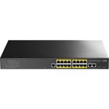 Cudy GS2018PS2-200W 16-Port Layer 2 Managed Gigabit Poe+ Switch With