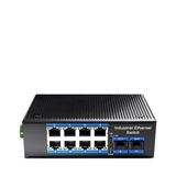 Cudy IG1008S2P 8 Port Gigabit 2-SFP 240 W Full PoE Endüstriyel Yönetilemez Switch