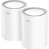 Cudy M1800 2-Pack Ax1800mbps 2.4/5Ghz Ap/Re/Wısp Gıgabıt Mu-Mımo Wı-Fı 6 2'Lı Mesh Router
