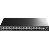 Cudy Switch 48 Port GS5048S4 Gigabit 4X10G Sfp+ 1XRJ45&USB 19" Rock-Mount Çelik Layer3 Yönetilebilir