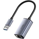 Cudy USB-A Ethernet Adaptörü, USB 3.0 Gigabit Ağ Adaptörü, Alüminyum RJ45 LAN İnternet Adaptörü Sürücüsü Ücretsiz, Switch, MacBook, TV Kutusu, XPS, Steam Dec, UE10A ile Uyumlu