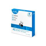 Cudy Wu650 Ac650 2.4Ghz/5Ghz 650Mbps 2Dbi Dahili Anten Mu-Mımo Kablosuz Usb Wi-Fi Adaptör